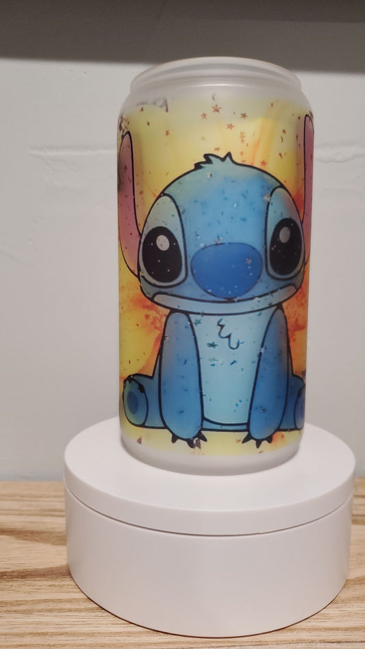 Stitch glass can