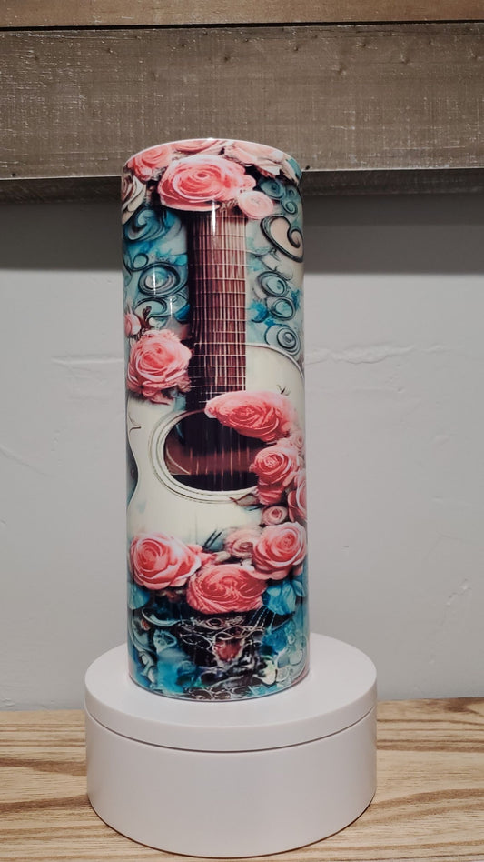 Flower guitar tumbler